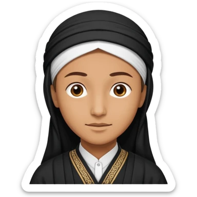 Muslim prayer sticker