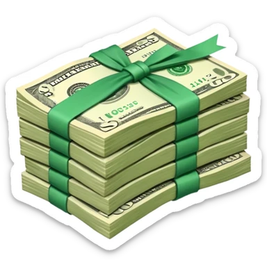 Сделай пачку денег как в GTA San Andreas sticker