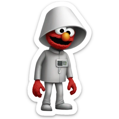 Cctv footage of elmo stealing sticker