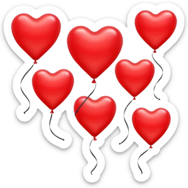 love balloons  sticker