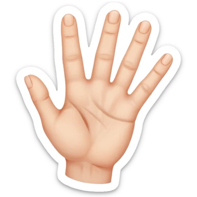 fingering whole sticker