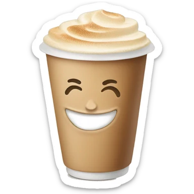 Cafe latte sticker