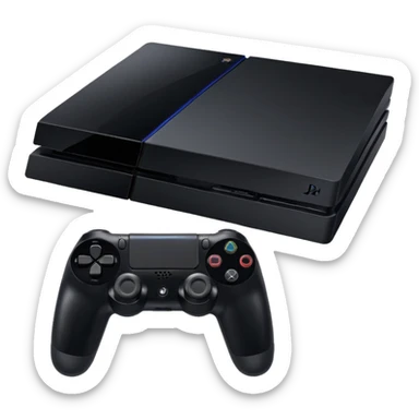 ps4 console sticker