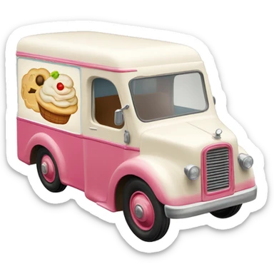 Matchbox ice cream van 1954 sticker