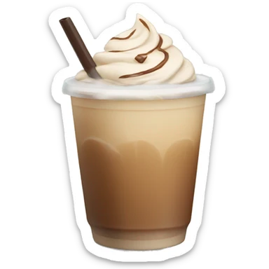 Iced latte sticker
