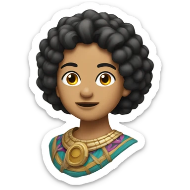 Arte maya que transmita liderazgo  sticker