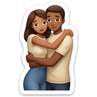 intimate moment by the window sticker