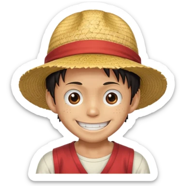 monkey d luffy sticker