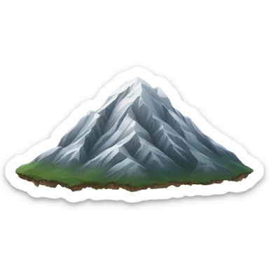 Mountain sticker