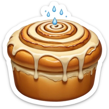 killer cinnamon roll sticker
