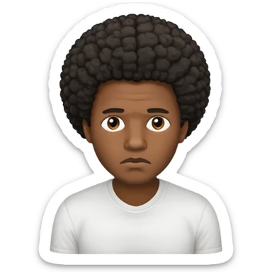 hombre afroamericano ca sado  sticker