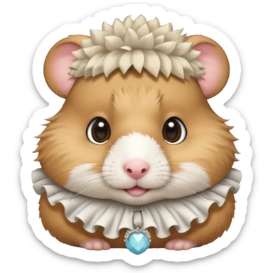 rococo fancy hamster sticker