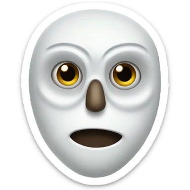 hibou masque chirurgical sticker