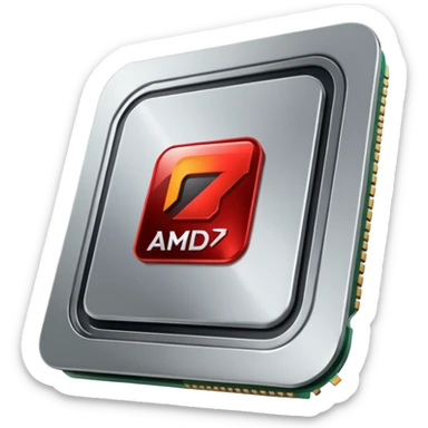 AMD processor sticker