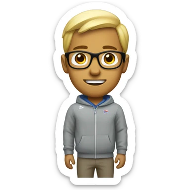 Dudu on coach  sticker