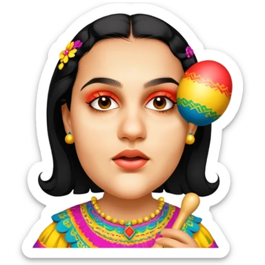 Maraca Player sticker