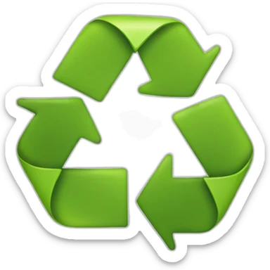 ecologi emoji recycling sticker
