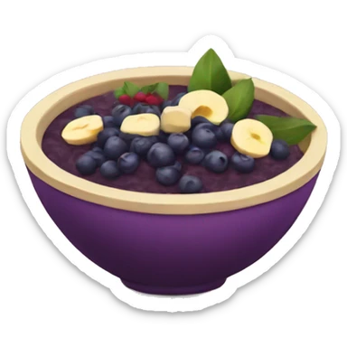 Acai bowl sticker