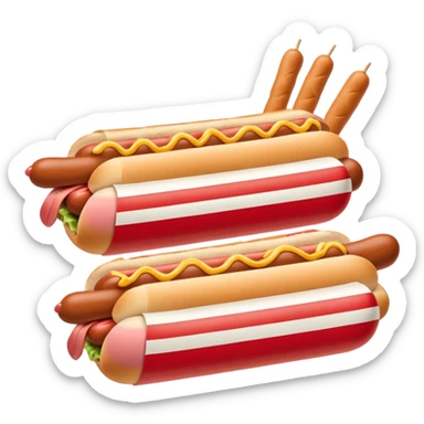 hot dog holders sticker
