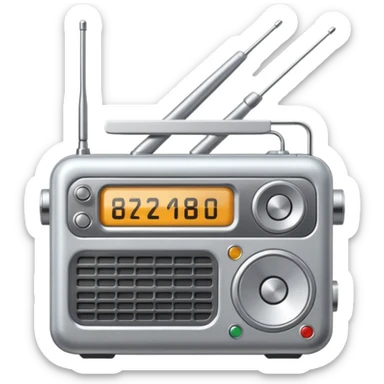 y2k radio sticker