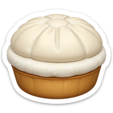 one NORMAL steamed bun WITH NO FACE!!! just a NORMAL STEAMED BUN!!! NO FACE!!!! THE BUN DOES NOT HAVE A FACE!!!! IT IS JUST A BUN!!!!!!!! sticker