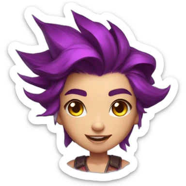 jinx league of legends sticker