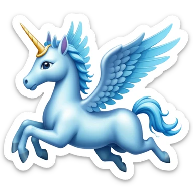 Water Pegasus flying￼ sticker