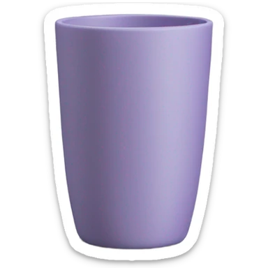 Light purple tumbler without face sticker