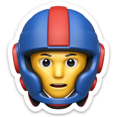 MMA headgear object icon, protective sparring helmet, padded texture, 3D cartoon, mobile game icon style, centered, clean background, no text, no watermark sticker