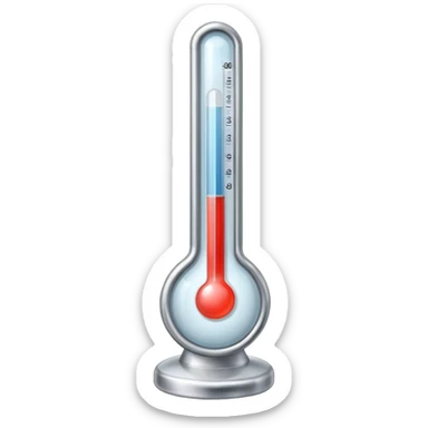 Thermometer sticker