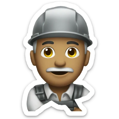 engineer who eats money sticker