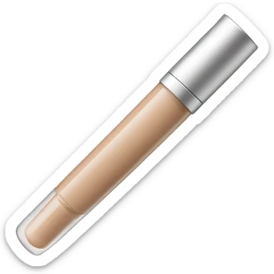 beige lipgloss tube sticker