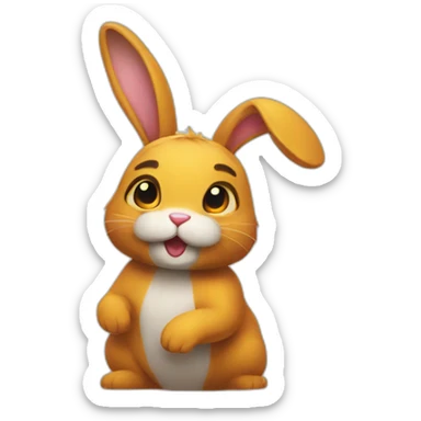 Free fire bunny  sticker