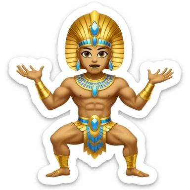 iron maiden monster powerslave egypt eddie elegante glamour sparkle dance sticker
