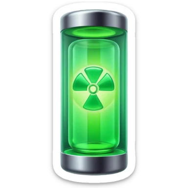 Uranium like inside a tube that we see on tiktok sticker