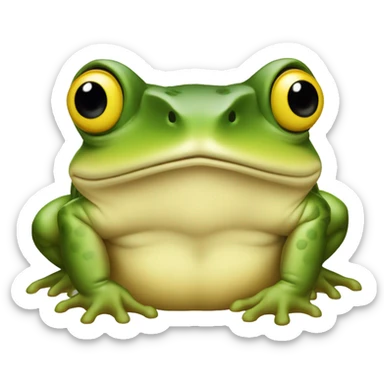 Crapaud sonneur à ventre jaune  sticker