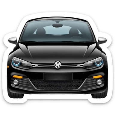 Scirocco black sticker