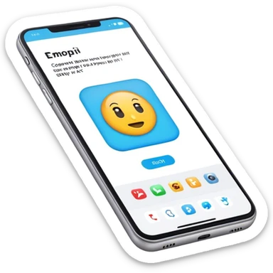 AI companion app on a phone sticker