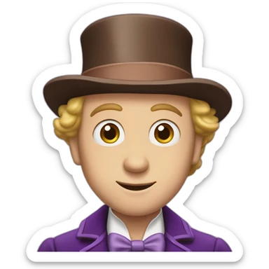 willy wonka and the chocolate factory sticker