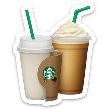 Starbucks drinks  sticker