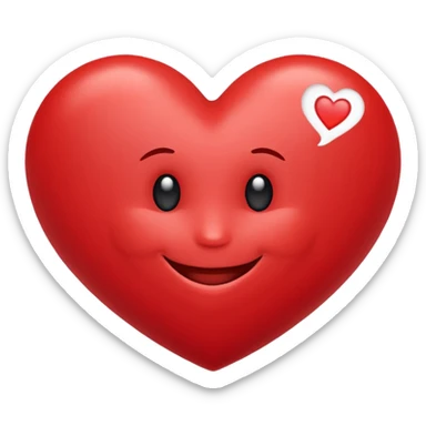 Smiling heart with “I love my QSI Family sticker