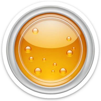 Agar lab plate viewed at an angle sticker