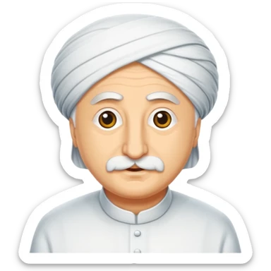 El sallayan gülen yüz  sticker