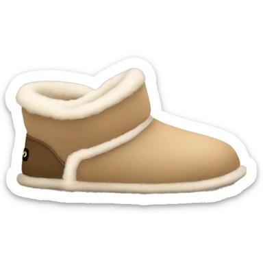 cozy ugg slippers sticker