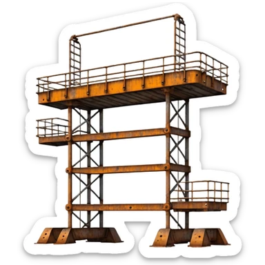 Offshore scaffolds  sticker