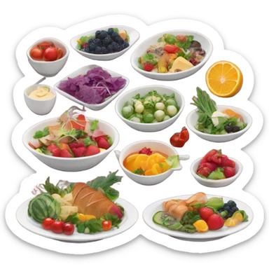 Food aesthetic  sticker