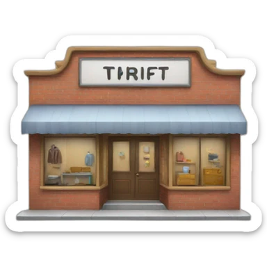 thrift shop sticker