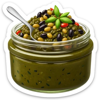 vegan tapenade sticker