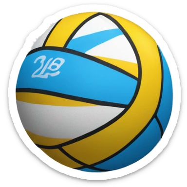water polo ball sticker