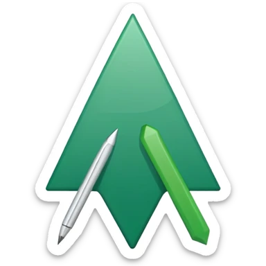 green check mark no circle sticker